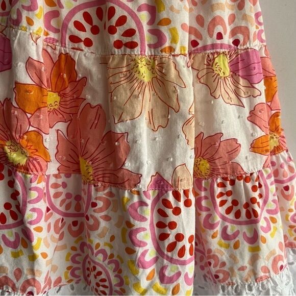 Kid's Penelope Mack Floral Printed Tiered Summer Dress - Picture 4 of 10